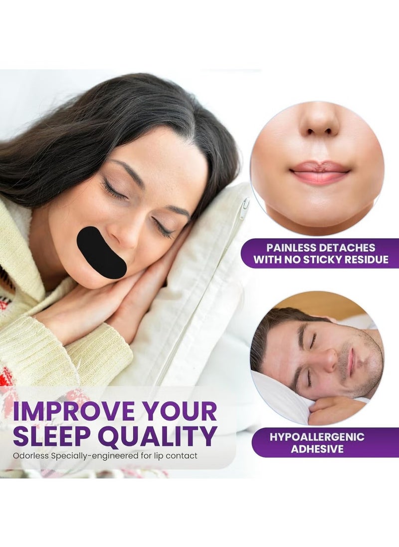 GMORO 30 Pack Sleep Tape Patch Hypoallergenic Breathable Tape Closed Mouth Patch Breathing Patch Micropore Tape Pain Free Removal Latex Free Gentle On Skin Medical Grade No Irritation  - Image 5