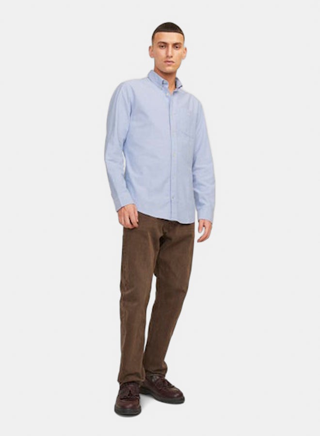 JACK & JONES JACK & JONES Mens Oxford Longsleeve Shirt  - Image 1