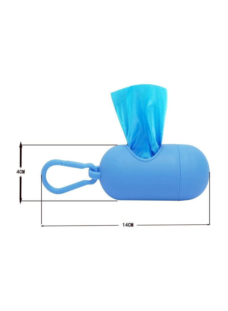 Trash Bag Dispenser,2-Piece Bag Holder with 30 Bags 2 Rolls Scented Bags,Blue  - Image 3