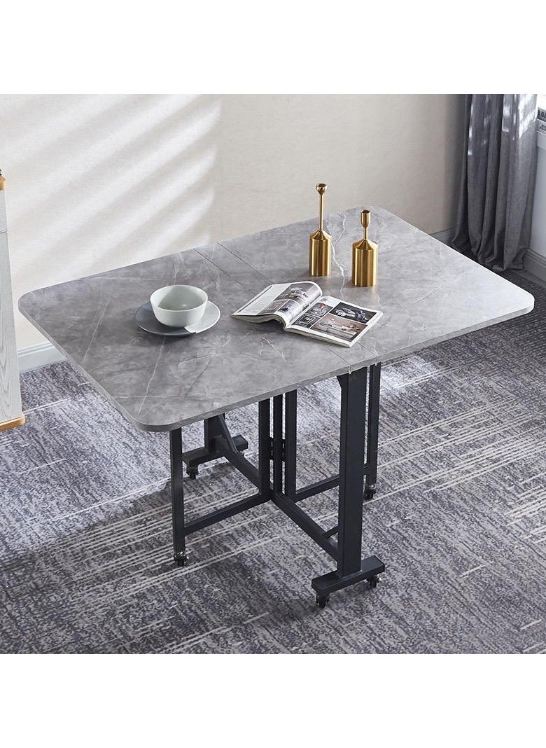 DubaiGallery - Space-Saving Folding Dining Table – Extendable, Multifunctional with Adjustable Feet, Perfect for Small Spaces - Image 1