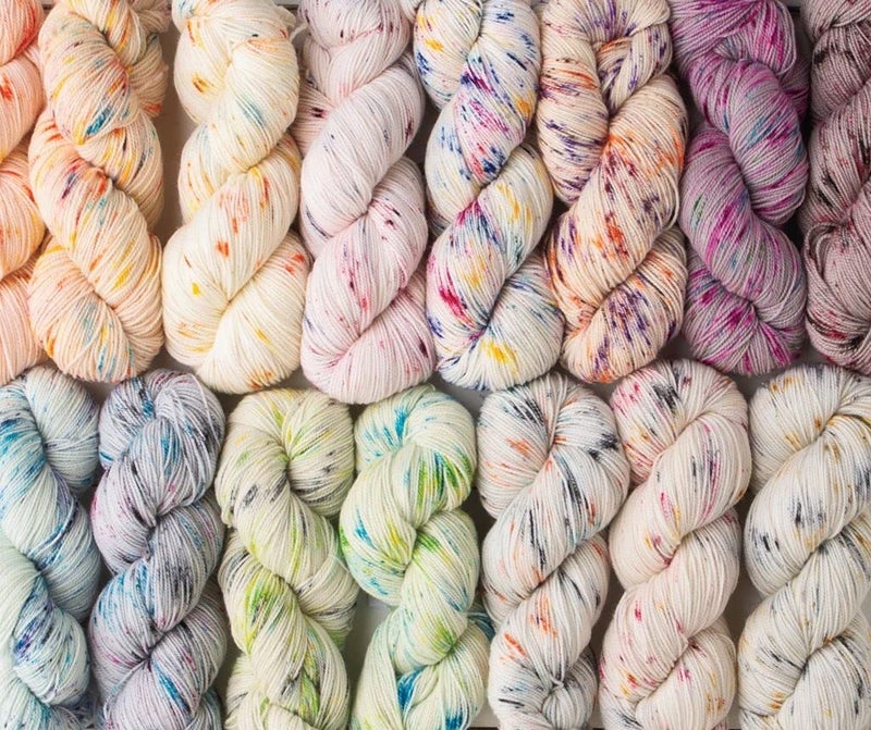 KnitPicks Knit Picks Hawthorne Speckle Hand Paint Fingering Weight Sock Yarn (Cosmic Speckle) - Image 3
