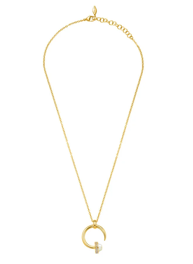 POLICE Necklace For Women Gold Plating With Mother Of PearlPEJLN0001504