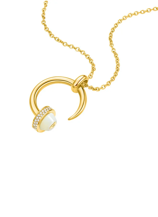 POLICE Necklace For Women Gold Plating With Mother Of PearlPEJLN0001504