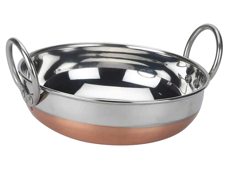 BLeaf Stainless Steel-Copper Bottom Kadhai/Frying Kadhai - Image 1