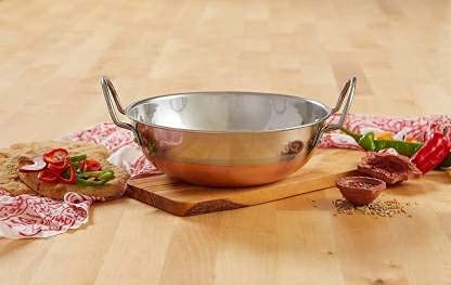 BLeaf Stainless Steel-Copper Bottom Kadhai/Frying Kadhai - Image 4