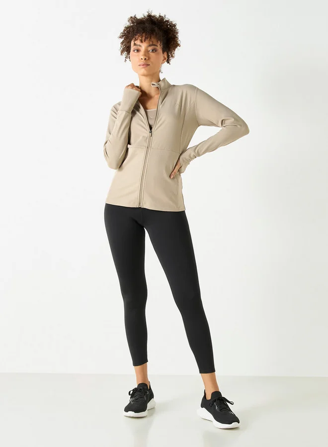 ادوت من سبلاش جاكيت بسحاب ورقبة عالية وجيوب