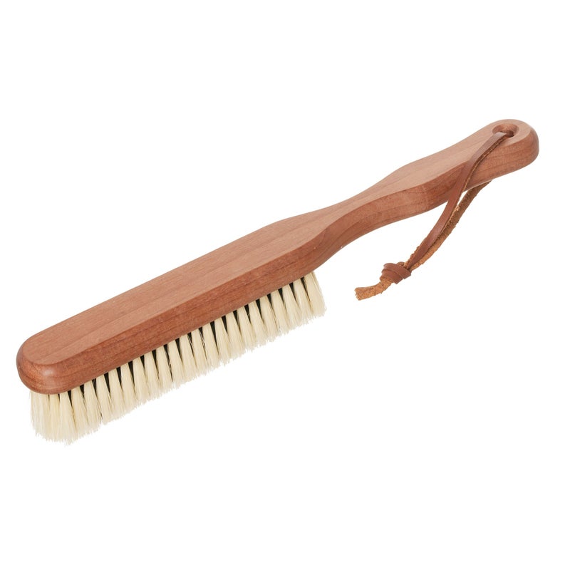 REDECKER Natural Pig Bristle Cashmere Brush with Oiled Pearwood Handle, 10-3/8 inches, Two Layers of Cashmere Brush to Remove Pilling, Made in Germany - Kent Clothes Brush - Image 1