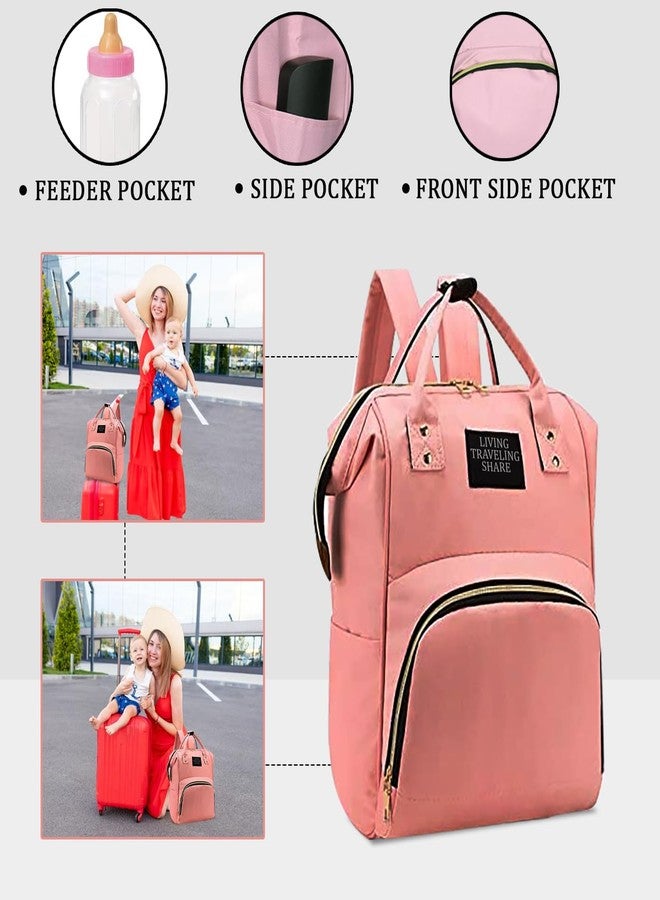 MAJIK Baby Diaper Bag Backpack for New Born Baby | Baby Diaper Bags for Mom for Travel| Baby Travel Backpack with Multiple Pockets (with Free Baby Manicure kit) (Model No.1) - Image 3