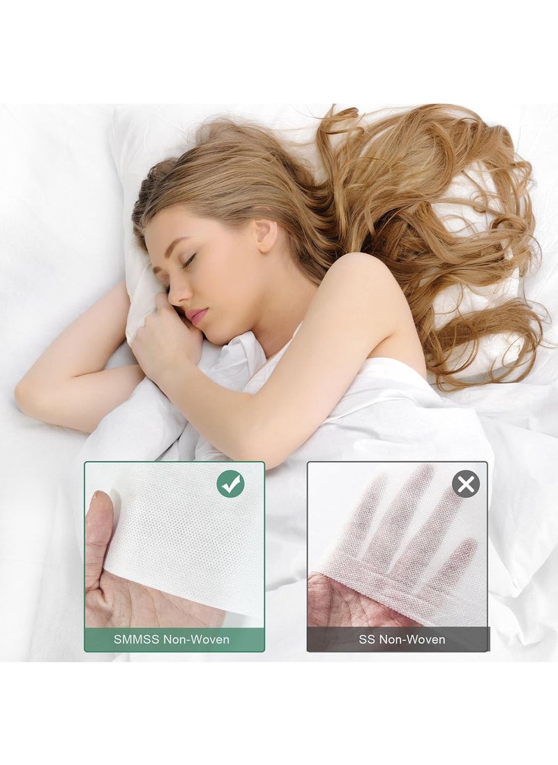 Generic Disposable Travel Bed Sheet Set Business Trips Bedding Set - Includes Disposable Bed Sheets,Disposable Quilt Cover And Disposable Pillow Case, Ideal for Hotels, Business Trips, and Travel Essentials  - Image 5