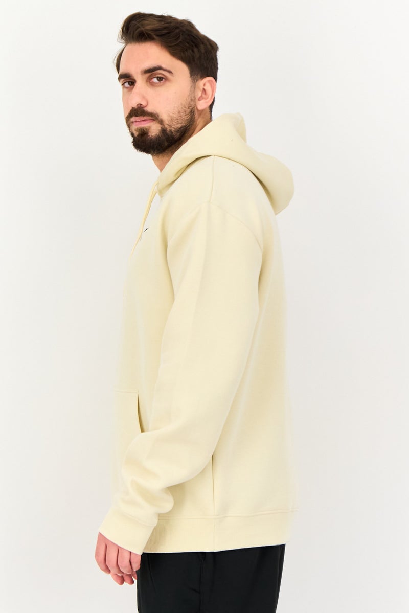 Reebok Men Sportswear Fit Long Sleeve Outdoor Hoodie, Beige - Image 3
