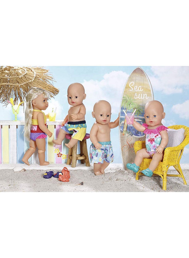Baby Born Holiday Swimsuit - Assorted 43cm - Image 5