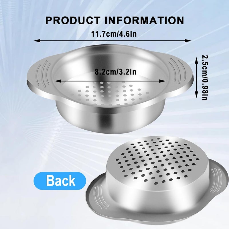 Bcautay Metal Can Strainer Tuna Fish Press Can Strainer Stainless Steel Food-Grade Tuna Can Colander for Canned Tuna Beans Vegetables (1) - Image 2