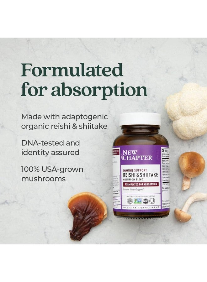 New Chapter Immune Support LifeShield Immune Support with Organic Reishi Mushroom Vegan + Non-GMO Ingredients - 120 Count (Pack of 1) - Image 3
