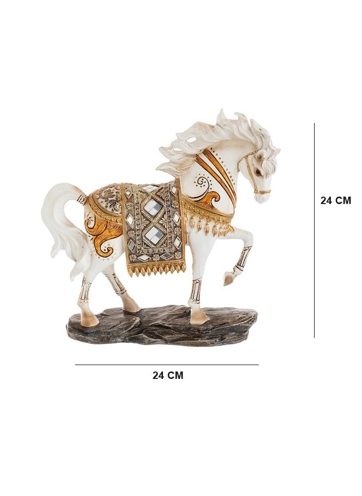 A decorative horse figurine with a beautiful and elegant design - pzsku/ZA3AB14B3A5B823004157Z/45/_/1696425468/e0b6de1d-e7b7-476f-8e15-5f582eb9eede