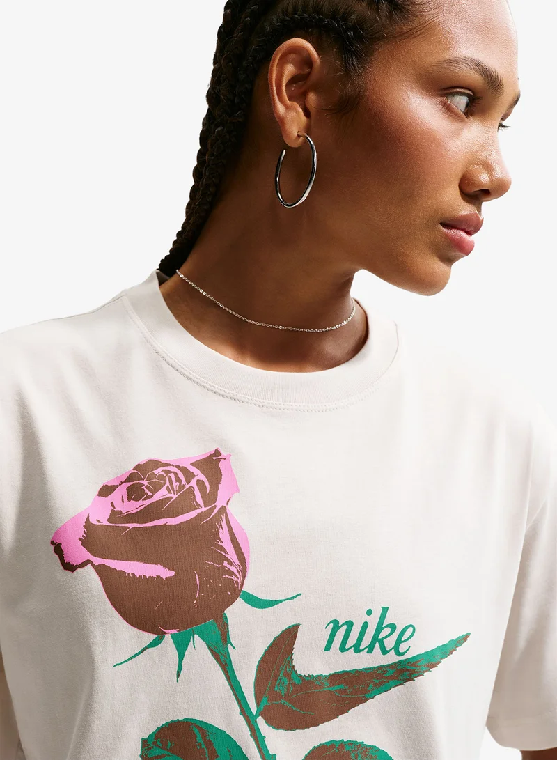 Nike LIGHT BONE Nsw Classic St2 T-Shirt for Women | Best Price UAE