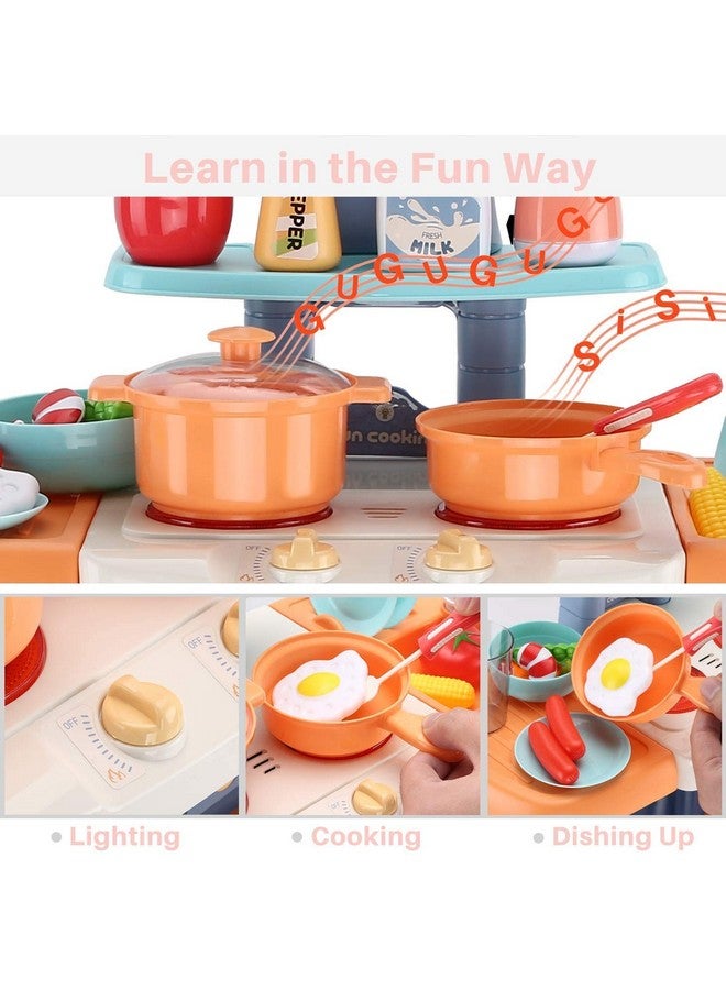 NGEL 29 Piece Set-Big Size Fashion Supermarket Kitchen Set for Kids with Light, Sound and Water Effect - Image 3