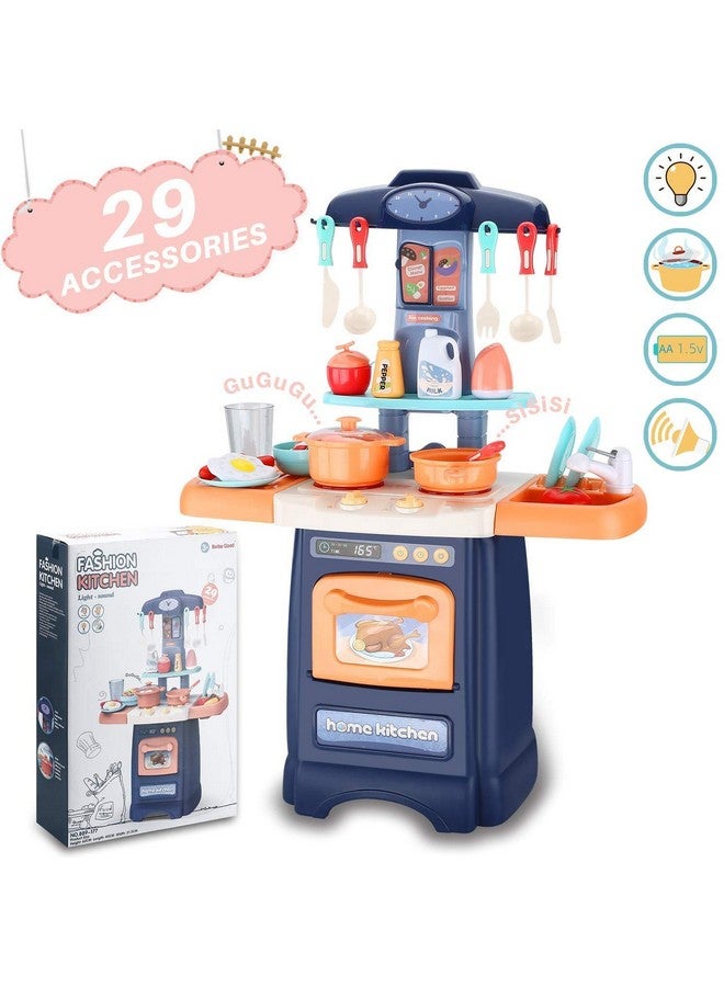 NGEL 29 Piece Set-Big Size Fashion Supermarket Kitchen Set for Kids with Light, Sound and Water Effect - Image 2