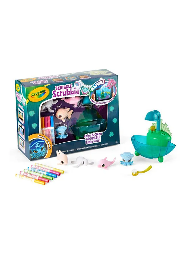 كرايولا Scribble Scrubbie Glow  Deep Sea Lagoon