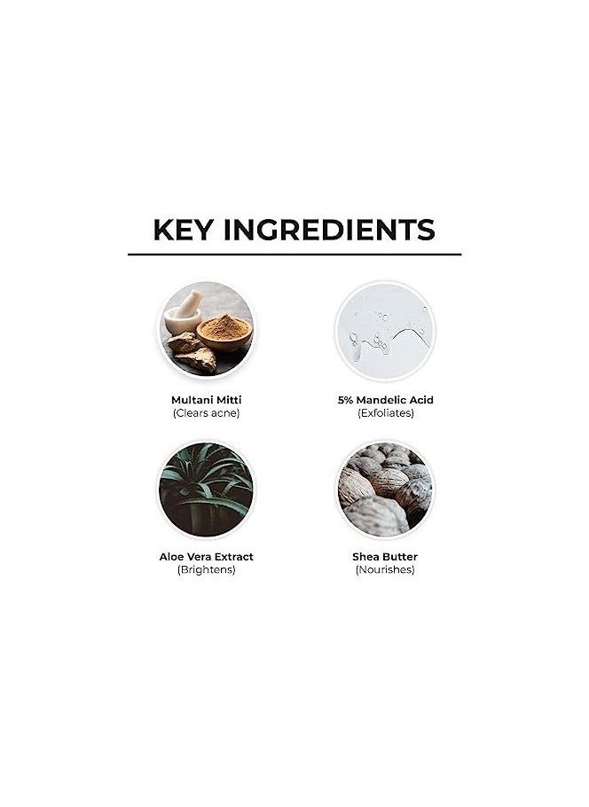 Dr. Sheth's - Dr. Sheth's Multani Mitti & Mandelic Acid Face Mask | With Aloe & Shea Butter 50 g - Image 1