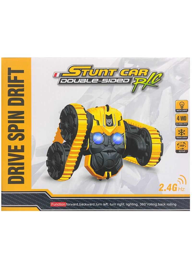 Portable Double Sided Rotating Vehicles Tumbling Flips Rc Remote Control Car - Image 1