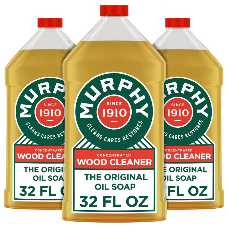 Murphy Oil Soap Concentrated Formula Wood Cleaner NoRinse Floor Cleaner Citronella Oil Scent 32 fl oz Bottle 3 Pack - Image 2