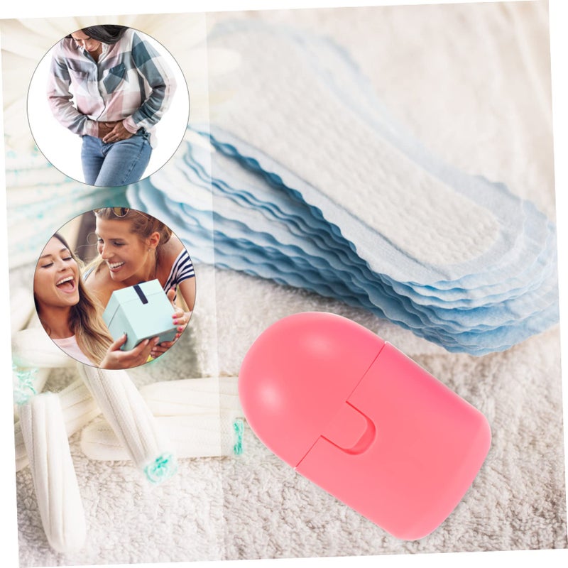 Microwaveable Steamed Disinfection Box For Female Period Accessories Storage Case In Purple And Pink - Image 3