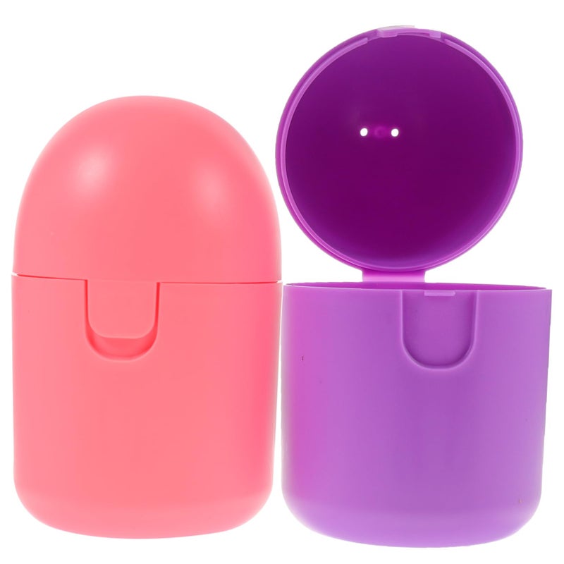 Microwaveable Steamed Disinfection Box For Female Period Accessories Storage Case In Purple And Pink - Image 2