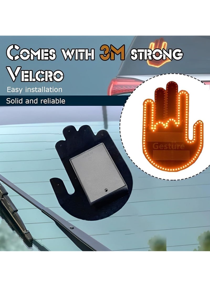 Remote Control Car Hand Gesture Light - Funny LED Finger Signs - Image 5