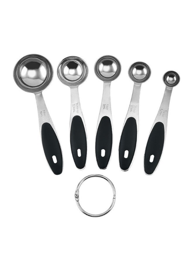 Food Grade Stackable Tablespoons and Teaspoons Measuring Set for Cooking & Baking - Image 2
