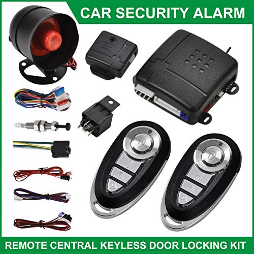 Maso Car Remote Central Locking Kit - MASO 4 Doors Keyless Entry System + Anti-Theft Alarm Immobiliser System with Shock Sensor Universal Fits for All Car - Image 3