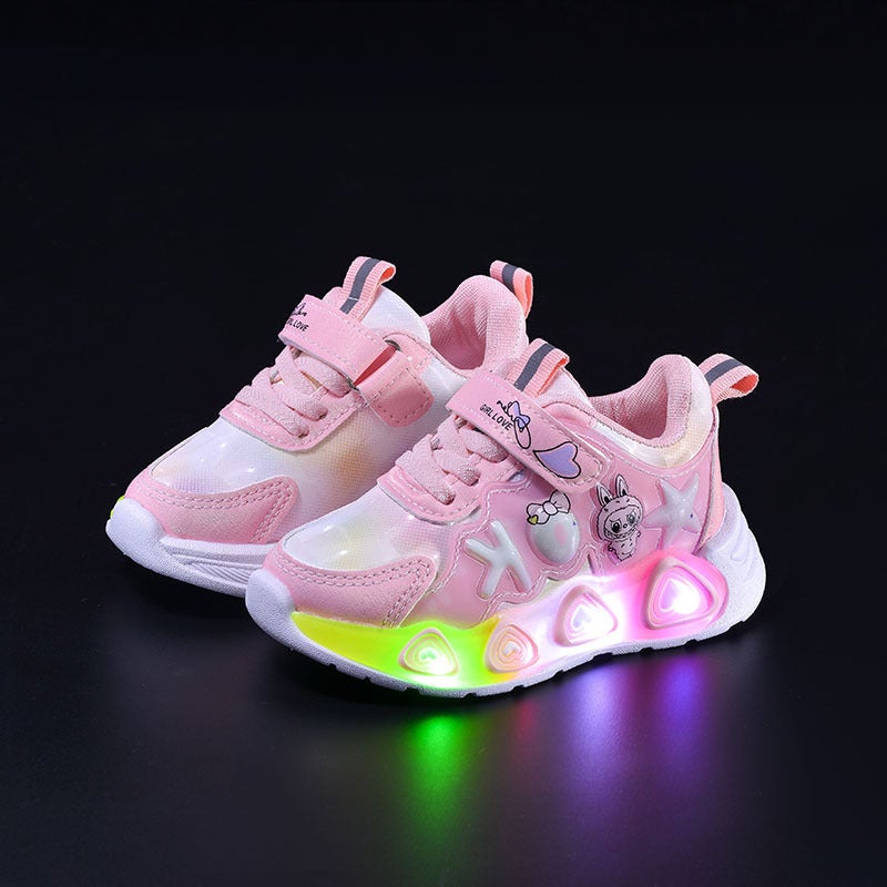 Mesh Sneakers Lightweight Flexible Sole Walking Shoes For Kids Indoor And Outdoor Activities - Image 1