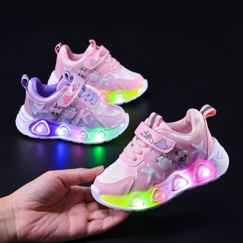Mesh Sneakers Lightweight Flexible Sole Walking Shoes For Kids Indoor And Outdoor Activities - Image 2