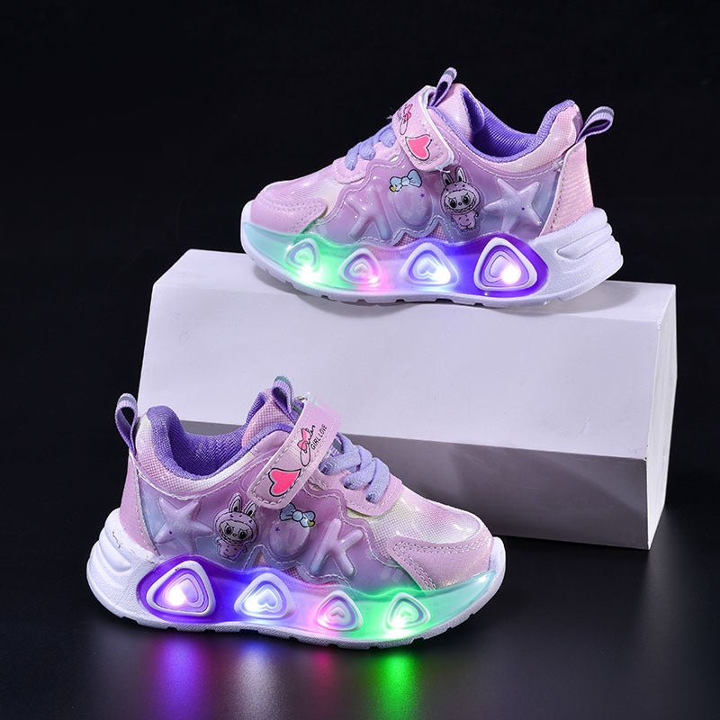 Mesh Sneakers Lightweight Flexible Sole Walking Shoes For Kids Indoor And Outdoor Activities - Image 4
