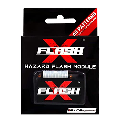 AOWbikes Flash X Hazard Module, Blinker/Flasher (60 Pattern) for Yamaha R15 V3 Plug N Play, Black - Image 1