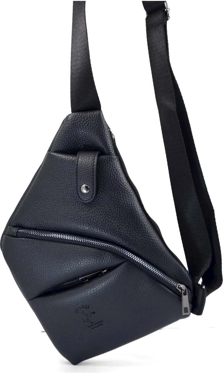 EN Deri EN Leather Black Color Men's Daily Crossbody Shoulder Bag  - Image 2