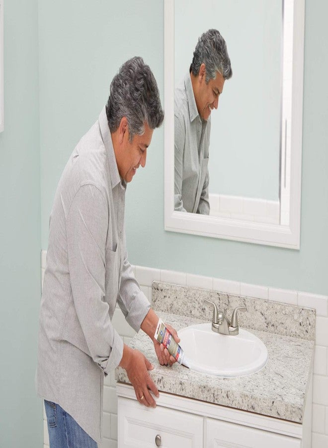 GE GE284 Silicone 2 Kitchen and Bath Caulk 2.8 oz. Squeeze Clear - Image 5