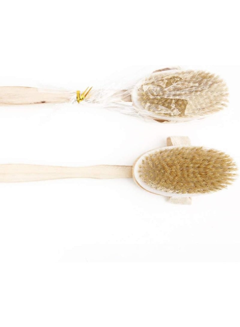 فرشاة الجسم 2 في 1 للبشرة الجافة بشعيرات طبيعية - Image 4