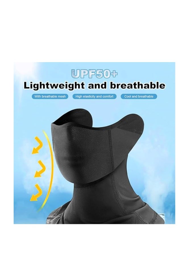 KASTWAVE Face Mask, Motorcycle Cycling Ski Mask for Helmet, Breathable, Cooling Neck Gaiter Bandana Face Mask for Men Neck Gaiters Summer Half Face Scarf Cover Sun UV Protection for Cycling Fishing - Image 3