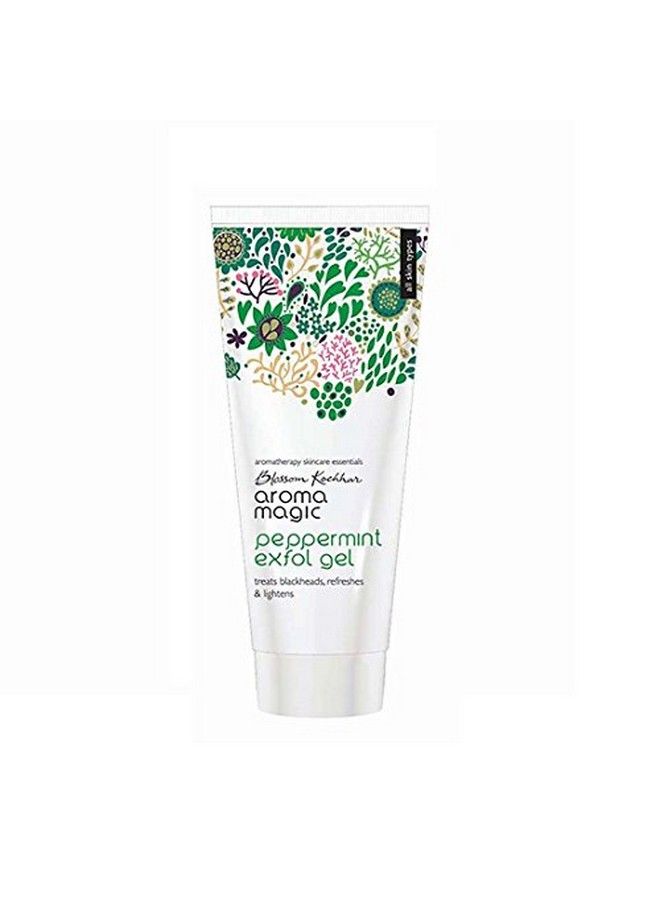 Aroma Magic جل تقشير النعناع من أروما ماجيك | يعالج الرؤوس السوداء، ينظف المسام، يضيء، يرطب مع الجلسرين النباتي، جل الألوة فيرا، زيت النعناع وزيت اللافندر العطري، مستخلص الليمون | لجميع أنواع البشرة - 100 مل - Image 2