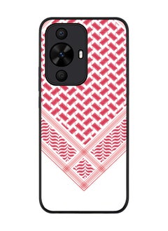 Stylizedd Rugged Black edge case for Huawei nova 12s / Huawei nova 11/ Huawei nova 12 Lite 4G, Slim fit Flexible Anti Drop Thin Cover - Victory Shemag (Red)  - Image 1