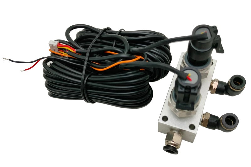 Lhfacc in Cab Dual Air Gauge Control Kit with Digital Paddle Switch for Air Pressure Sensor Control of Air Suspension Kit (Red) - Image 4