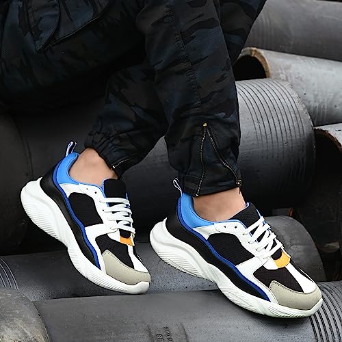 Cruiser Dynamo Chunky Sneakers for Men | Stylish Mesh Design | Lightweight & Comfortable |Casual Outfits for Boys | Durable Footwear 9 UK (2516-8) - Image 2