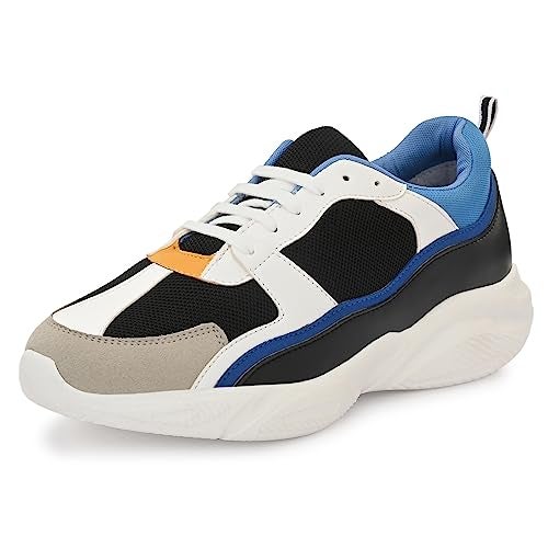 Cruiser Dynamo Chunky Sneakers for Men | Stylish Mesh Design | Lightweight & Comfortable |Casual Outfits for Boys | Durable Footwear 9 UK (2516-8) - Image 1