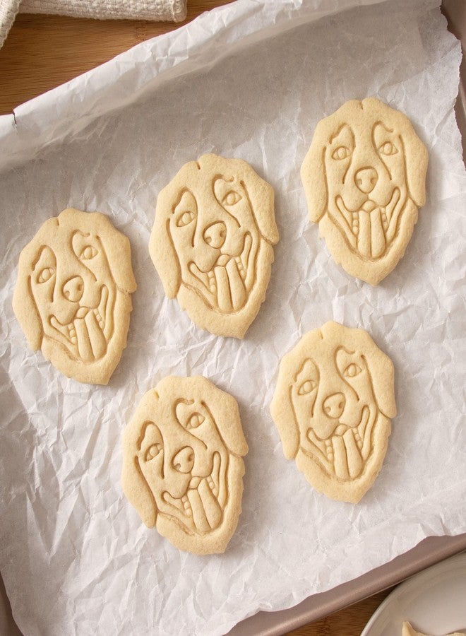 Bakerlogy قطاعة بسكويت على شكل وجه كلب لابرادور ريتريفر، قطعة واحدة - بيكرلوجي - Image 3