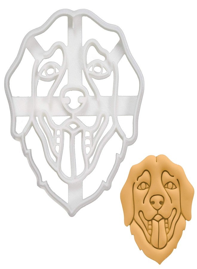 Bakerlogy قطاعة بسكويت على شكل وجه كلب لابرادور ريتريفر، قطعة واحدة - بيكرلوجي - Image 1