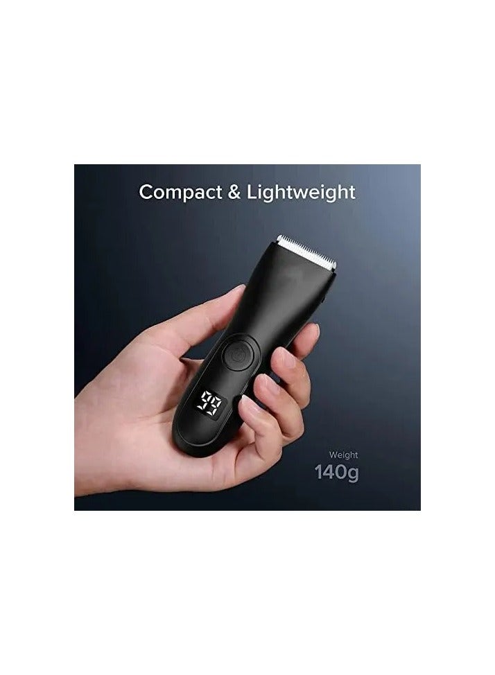 AROAQ Electric Hair Clipper Beard Trimmer Private Armpit Pubic Hair Electric Hair Clipper Men's Chest and Leg Hair Shaver - Image 5