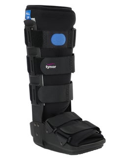 Tynor Walker Boot Air has an integrated pneumatic air compression system to fill the space between the boot and the leg. This product provides very comfortable, superior immobilization with no pressur