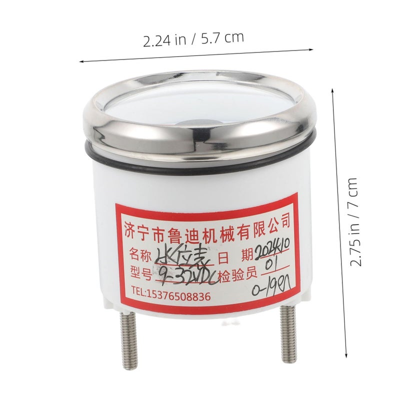 Stainless Steel Water Level Gauge Accurate Automotive Tank Indicator Durable Scale - Image 3