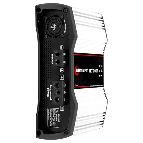 Taramp's تارامب's MD 1200.1 مضخم صوت سيارة بقناة واحدة 1200 واط RMS 1 أوم - Image 3