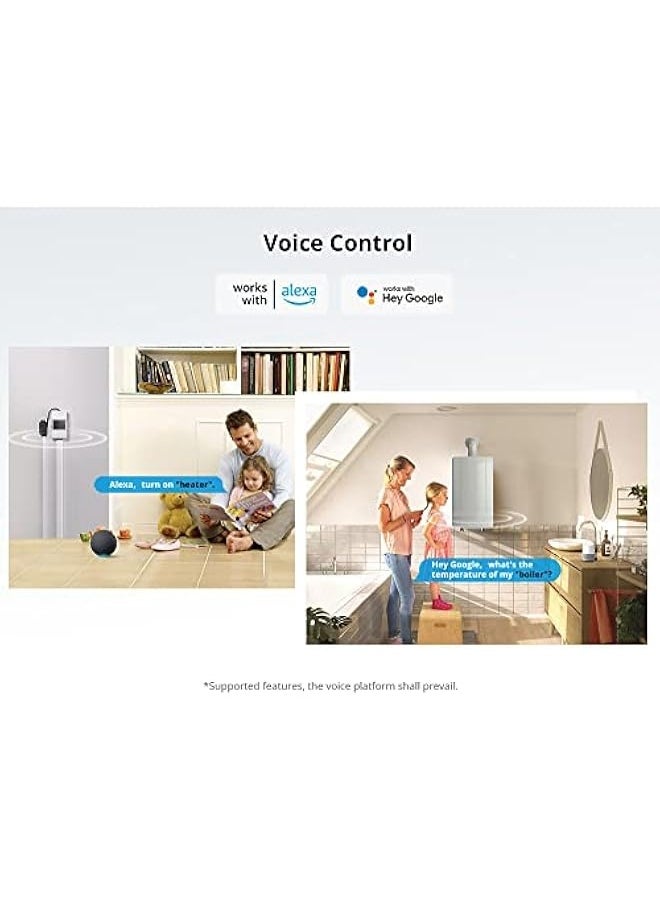 SONOFF - TH Elite 16A/20A WiFi Smart Switch Temperature and Humidity Monitoring Switch Smart Home work with DS18B20/ THS01/ RL560 (THR316D) - Image 1